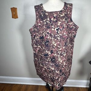 Duluth Pink Camo Fire Hose Canvas Apron Dress Sleeveless 11 Pockets Mini Sz XL
